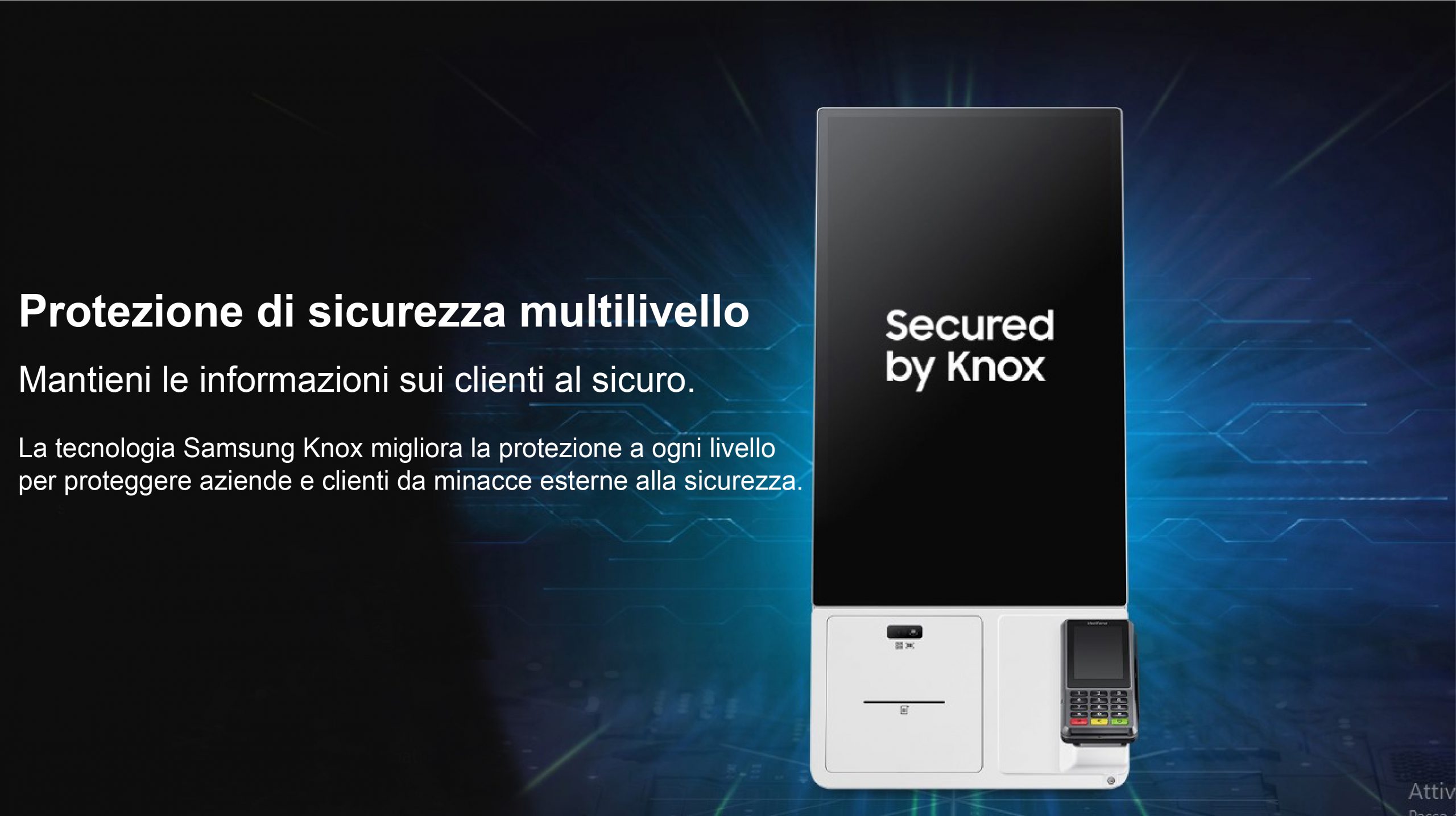 Immagine kiosk samsung